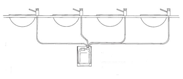 Illustration of Multi-Feed Soap Dispenser