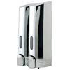 Euroshowers - Tall Double Liquid Dispenser - Chrome - 89890 profile small image view 1 