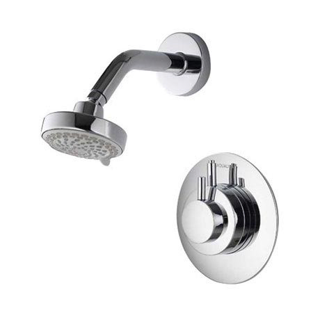 Aqualisa - Dream Concealed Thermostatic Shower Valve with Wall Mounted Fixed Head - DRM001CF
