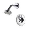 Aqualisa - Dream Concealed Thermostatic Shower Valve with Wall Mounted Fixed Head - DRM001CF profile small image view 1 