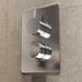 Aqualisa Dream Round Thermostatic Mixer Shower with Adjustable Head and Bath Fill - DRMDCV2.ADBTX.RND profile small image view 4 