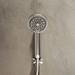 Aqualisa Dream Round Thermostatic Mixer Shower with Adjustable and Wall Fixed Heads - DRMDCV2.ADFW.RND profile small image view 3 