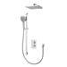 Aqualisa Dream Square Thermostatic Mixer Shower with Adjustable and Wall Fixed Heads - DRMDCV2.ADFW.SQR profile small image view 2 