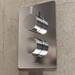 Aqualisa Dream Round Thermostatic Mixer Shower with Hand Shower and Wall Fixed Head - DRMDCV2.HSFW.RND profile small image view 3 
