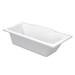 Duravit DuraStyle 1700 x 750mm Rectangular Bath with Backrest Slope Right + Support Feet profile small image view 3 