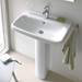 Duravit DuraStyle 1TH Basin + Full Pedestal profile small image view 2 