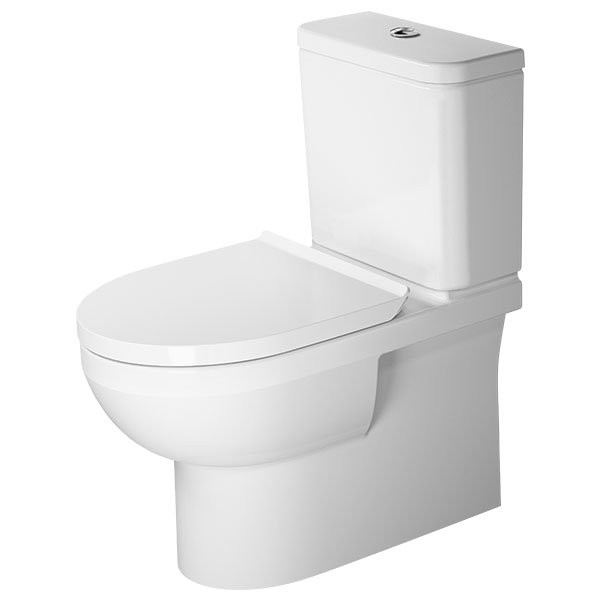 Duravit DuraStyle Basic BTW Rimless Close Coupled Toilet (6/3 L Flush) + Seat