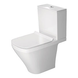 Duravit DuraStyle HygieneGlaze Open Back Close Coupled Toilet + Seat