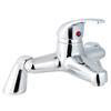 D-Type Single Lever Bath Filler - Chrome - DTY303 profile small image view 1 