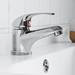 Modern Single Lever Basin Tap - Chrome - DTY305 profile small image view 2 