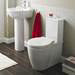 Darwin Modern Curved Bathroom Suite profile small image view 2 