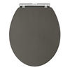 Old London Carlton Charcoal Wooden Soft Close Toilet Seat profile small image view 1 