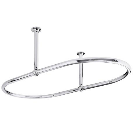 Downton Abbey Oval Shower Curtain Rail Now At Victorian Plumbing Downton Abbey Traditional Oval Shower Curtain Rail