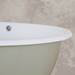 Hurlingham Drum Round Cast Iron Bath (1325x520mm) profile small image view 2 