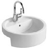 Ideal Standard White Round 45cm 1TH Semi-Countertop Washbasin profile small image view 1 