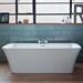 Ideal Standard Connect Air 1700 x 790mm Freestanding Double Ended Bath - E113801 profile small image view 3 