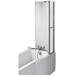 Ideal Standard Connect Air Shower Bath Screen with Access Panel - E1085EO profile small image view 2 