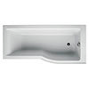 Ideal Standard Tempo Arc 1700mm P-Shaped Shower Bath profile small image view 1 