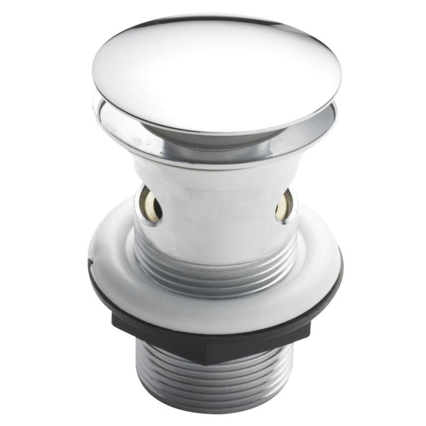 Hudson Reed Easyclean Sprung Plug Basin Waste Slotted Chrome At Victorian Plumbing Uk - Pop Up Sink Plug Spares Wickes Hudson Reed Easyclean Sprung Plug Basin Waste Slotted Chrome At Victorian Plumbing Uk - Pop Up Sink Plug Spares Wickes