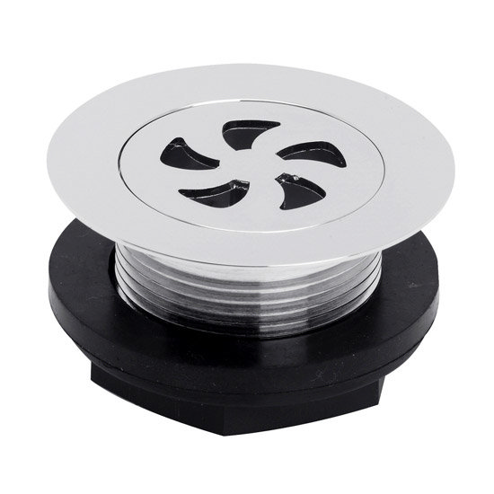 Ultra Easy Clean Shower Tray Waste Chrome E385 at Victorian Plumbing UK