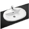 Ideal Standard Connect Oval 1TH Inset Countertop Basin profile small image view 1 