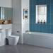 Ideal Standard Concept 1700 x 700mm 2TH Single Ended Idealform Bath profile small image view 5 