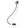 Nuie Extended Bath Pop Up Waste & Overflow - Chrome - EA333 profile small image view 1 