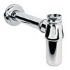 Nuie Basin Bottle Trap with 190mm Extension Tube - Chrome - EA370 profile small image view 1 