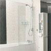 Roman Embrace Clear Bath Screen - 2 Size Options profile small image view 1 