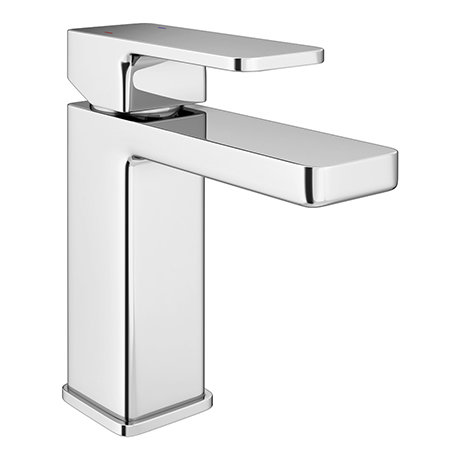 EcoDelux Square Water Saving Mono Basin Mixer Tap with Waste