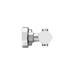 Cruze Round 2 Outlets Thermostatic Bar Shower Valve profile small image view 4 