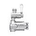 Chatsworth 1928 Traditional Twin Exposed Shower Valve profile small image view 2 