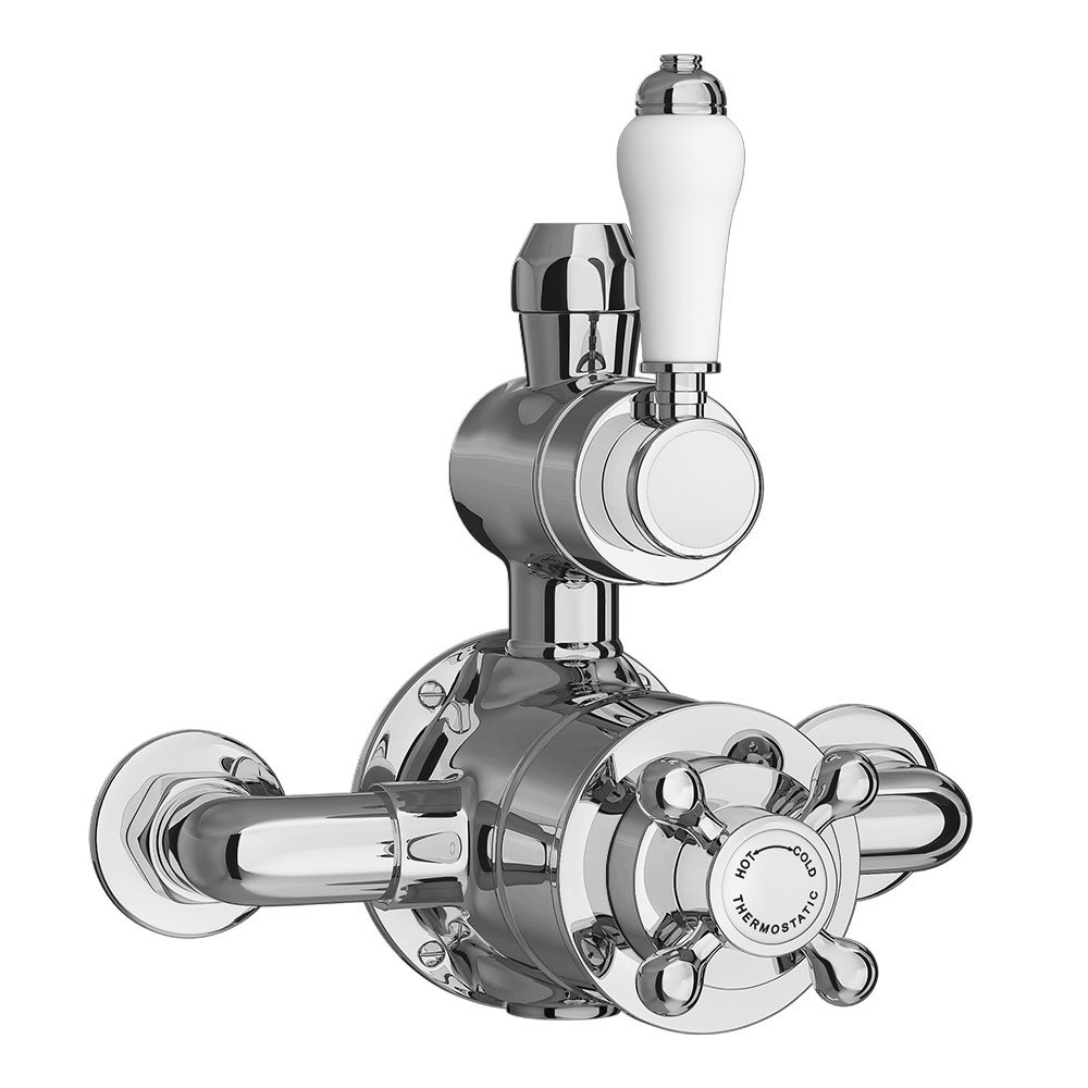 Trafalgar Traditional Twin Exposed Shower Valve Victorian Plumbing