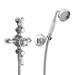 Chatsworth 1928 Triple Exposed Thermostatic Shower (inc. Valve, Elbow, Handset + Fixed Shower Head) profile small image view 2 