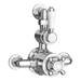 Chatsworth 1928 Twin Exposed Thermostatic Shower Pack (inc. Valve, Elbow + Fixed Shower Head) profile small image view 2 