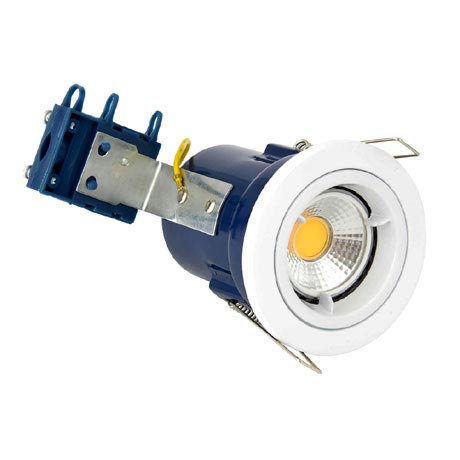 Forum Electralite Fixed White Fire Rated Downlight - ELA-27465-WHT