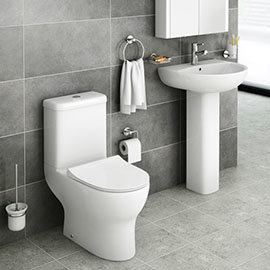 Elite Rimless 4-Piece Modern Bathroom Suite