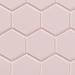 Elise Pink Hexagon Wall and Floor Tiles - 170 x 520mm  additional Small Image