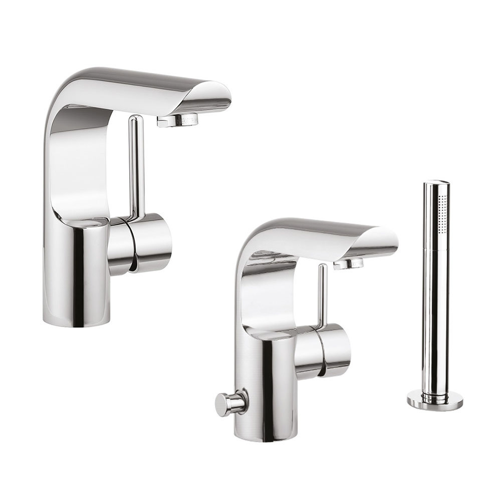 Crosswater Elite Basin + Bath Tap Package