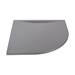 JT Evolved 25mm Quadrant Shower Tray - Mistral Grey profile small image view 6 