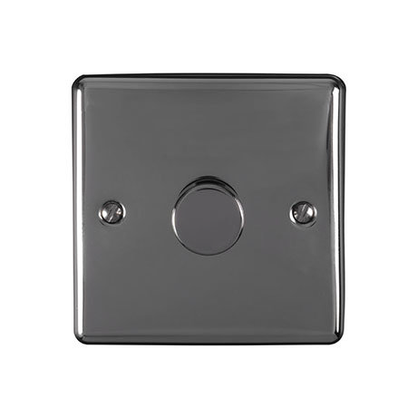 Revive Single Dimmer Light Switch - Black Nickel