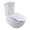 BagnoDesign Envoy BTW Close Coupled Toilet with Soft Close Seat profile small image view 1 