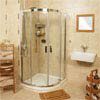 Roman - Embrace Twin Door Quadrant Shower Enclosure - 3 Size Options profile small image view 1 
