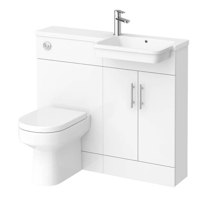 Emporio Compact Combination Basin & WC Unit | At Victorian Plumbing