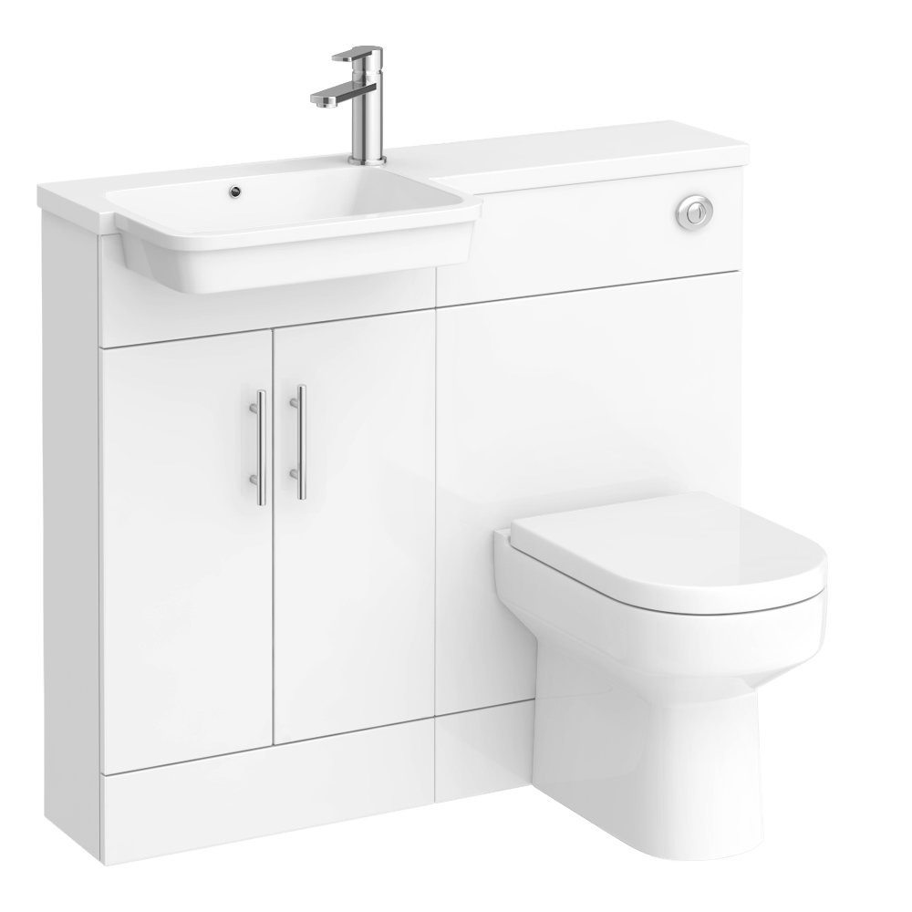 Emporio Compact Combination Basin & WC Unit | At Victorian Plumbing