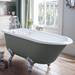 Heritage Essex 2TH Roll Top Cast Iron Bath (1700x770mm) with Feet profile small image view 5 