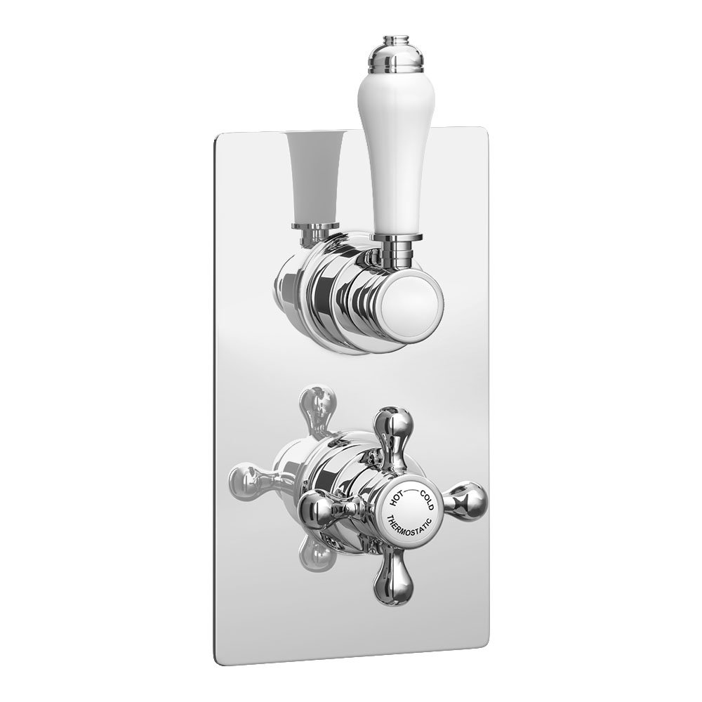 Thames Traditional Twin Concealed Thermostatic Shower Valve