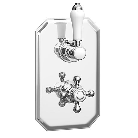 Trafalgar Traditional Twin Concealed Thermostatic Shower Valve