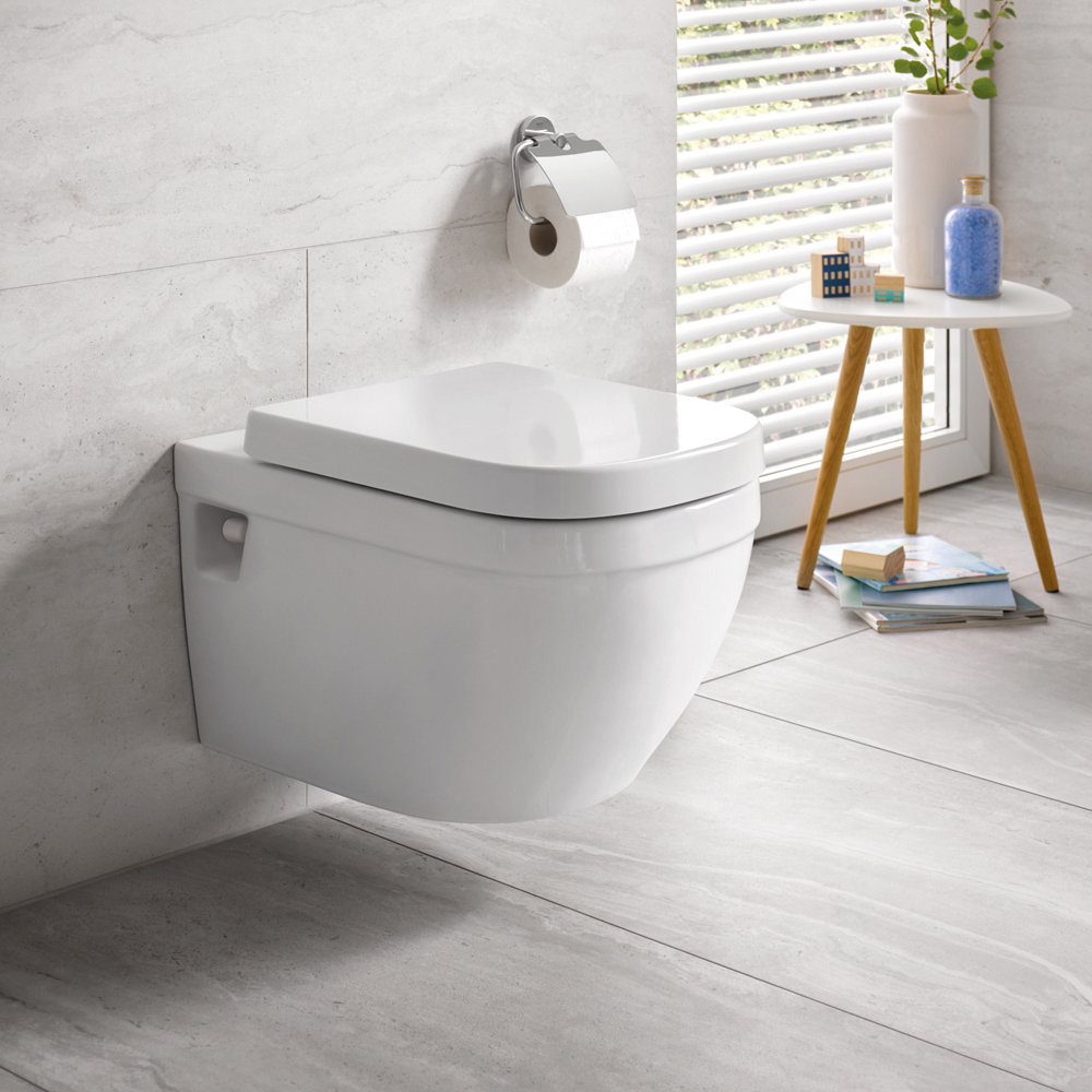 GROHE Euro Rimless Wall Hung Toilet + Standard Seat