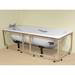 Easy Fit 1500-1800mm Extendable Front Bath Frame profile small image view 3 